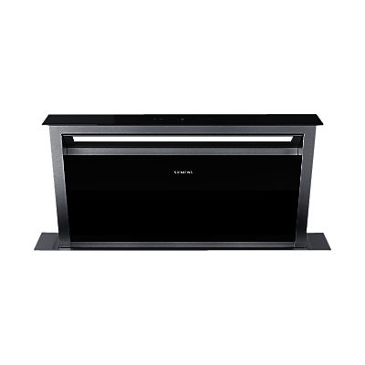 Siemens LD97AA670B Downdraft Cooker Hood, Stainless Steel/Black